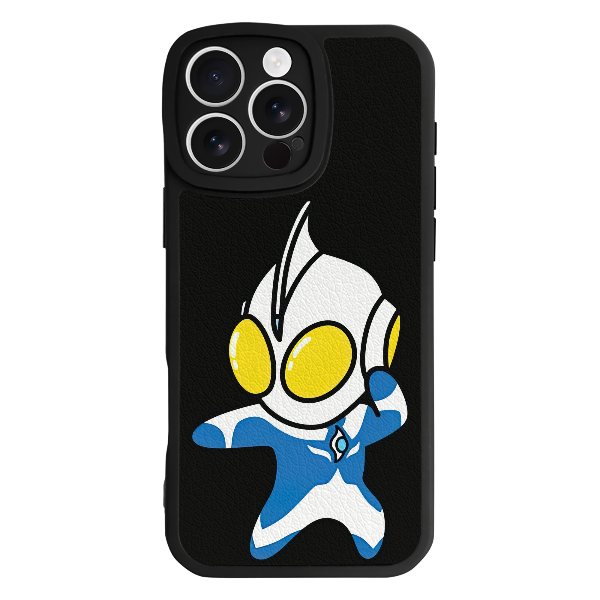 （画像用） ウルトラマン Ultraman 【iPhone 16シリーズ対応】シリコンスマホケース（レザー調） 材質：シリコン